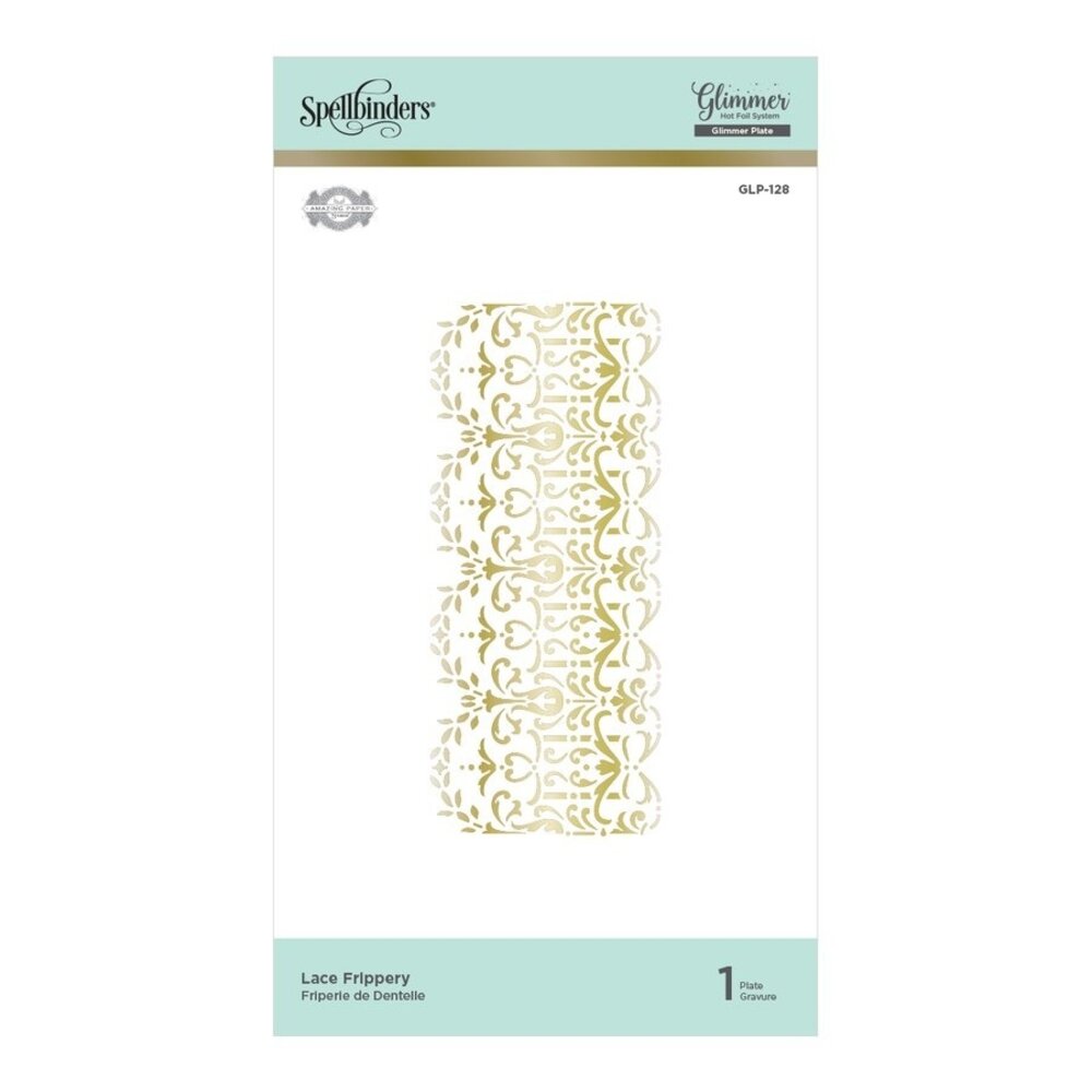 Spellbinders Frippery Hot Foil Plate (GLP-128) Spellbinders Frippery Hot Foil Plate (GLP-128)