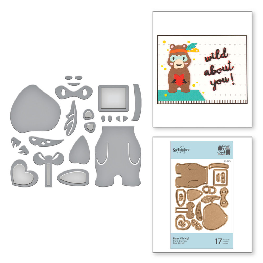 Spellbinders Snijmal Bear, Oh My! (S3-371) Spellbinders Snijmal Bear, Oh My! (S3-371)