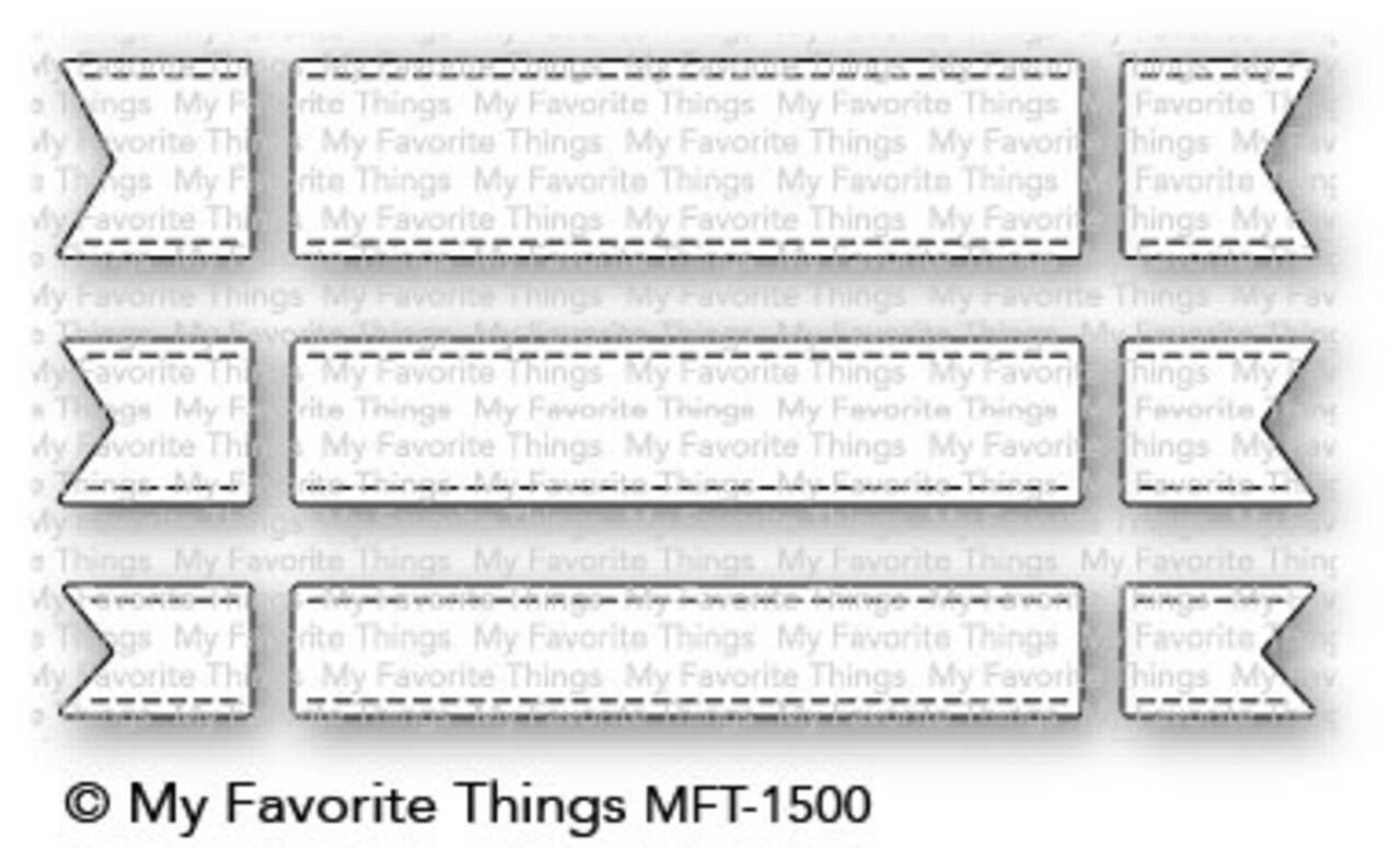 My Favorite Things Die-Namics Fishtail Flag Trio (MFT-1500) My Favorite Things Die-Namics Fishtail Flag Trio (MFT-1500)