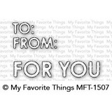 My Favorite Things Die-Namics Gifty Greetings (MFT-1507)