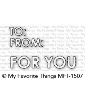My Favorite Things Die-Namics Gifty Greetings (MFT-1507) My Favorite Things Die-Namics Gifty Greetings (MFT-1507)