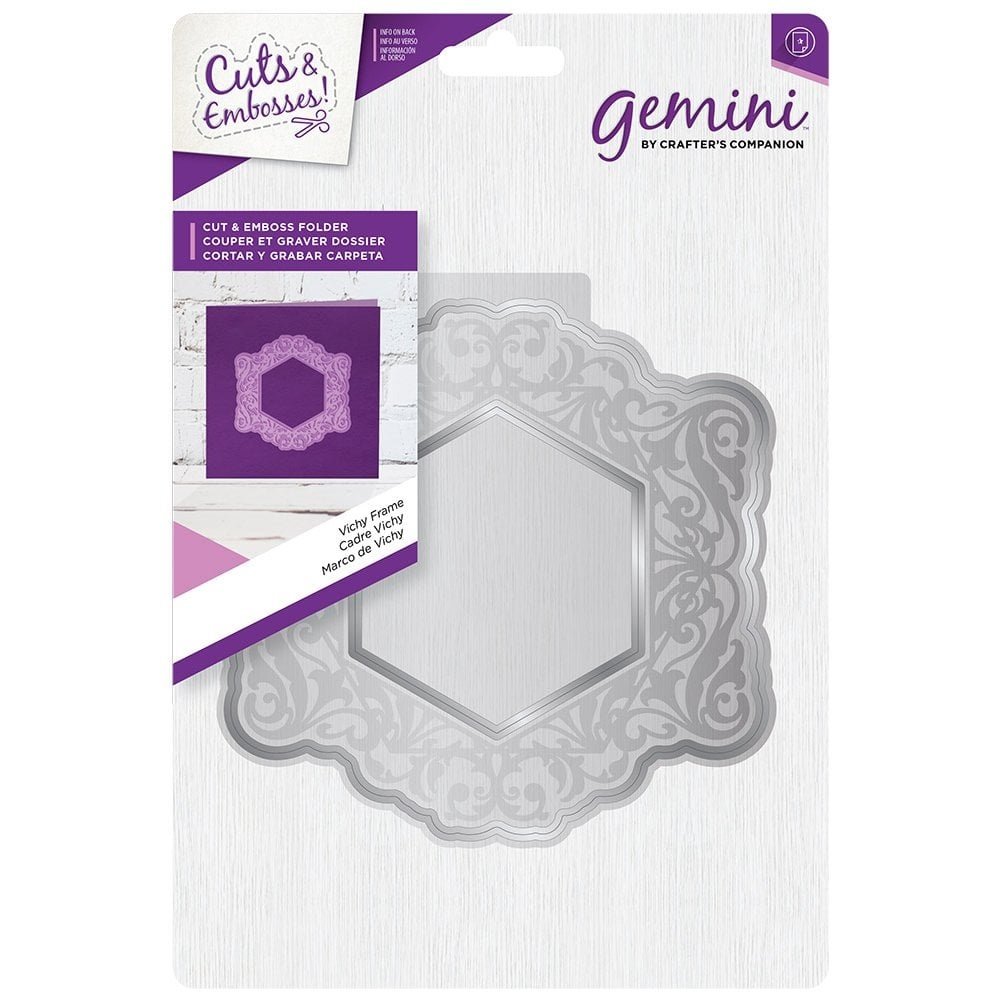 Gemini Vichy Frame Cut & Embossing Folder (GEM-CEF-VICF) Gemini Vichy Frame Cut & Embossing Folder (GEM-CEF-VICF)