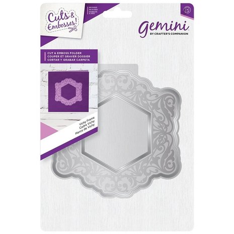 Gemini Vichy Frame Cut & Embossing Folder (GEM-CEF-VICF) Gemini Vichy Frame Cut & Embossing Folder (GEM-CEF-VICF)