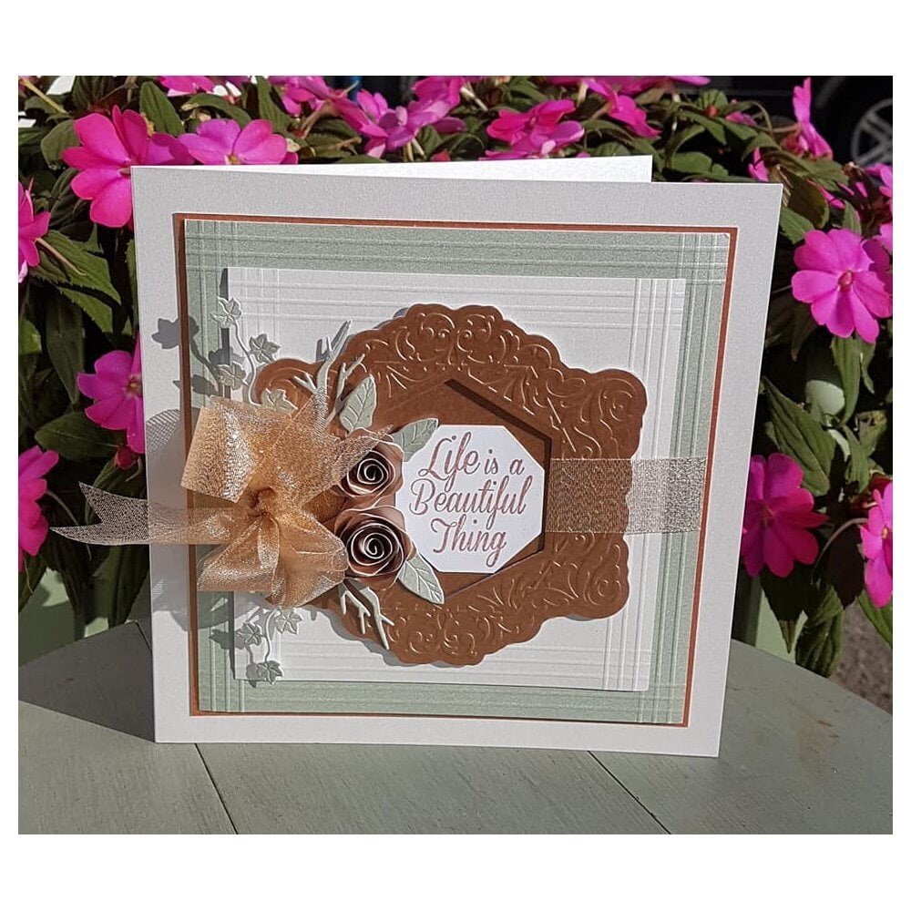 Gemini Vichy Frame Cut & Embossing Folder (GEM-CEF-VICF) Gemini Vichy Frame Cut & Embossing Folder (GEM-CEF-VICF)