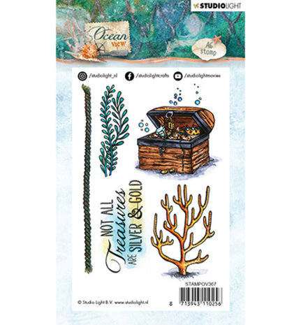Studio Light Ocean View Clear Stamps (STAMPOV367) Studio Light Ocean View Clear Stamps (STAMPOV367)
