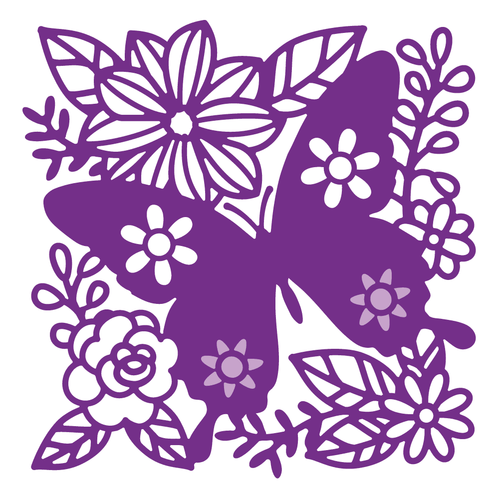 Gemini Silhouette Butterfly Papercraft Die (GEM-MD-ELE-SBUT)