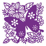 Gemini Silhouette Butterfly Papercraft Die (GEM-MD-ELE-SBUT)