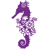 Gemini Silhouette Seahorse Papercraft Die (GEM-MD-ELE-SSEA)