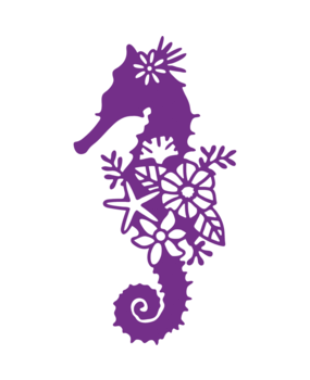 Gemini Silhouette Seahorse Papercraft Die (GEM-MD-ELE-SSEA) Gemini Silhouette Seahorse Papercraft Die (GEM-MD-ELE-SSEA)