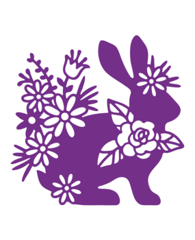 Gemini Silhouette Rabbit Papercraft Die (GEM-MD-ELE-SRAB) Gemini Silhouette Rabbit Papercraft Die (GEM-MD-ELE-SRAB)