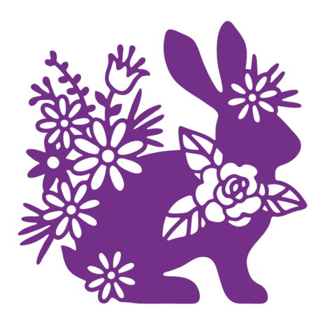 Gemini Silhouette Rabbit Papercraft Die (GEM-MD-ELE-SRAB) Gemini Silhouette Rabbit Papercraft Die (GEM-MD-ELE-SRAB)