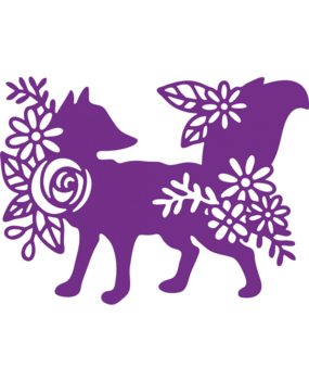 Gemini Silhouette Fox Papercraft Die (GEM-MD-ELE-SFOX) Gemini Silhouette Fox Papercraft Die (GEM-MD-ELE-SFOX)