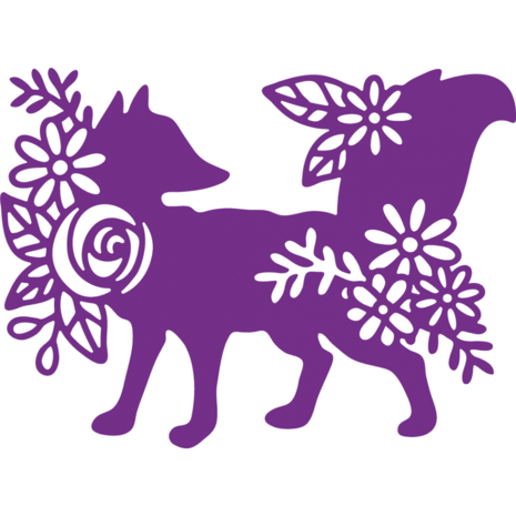 Gemini Silhouette Fox Papercraft Die (GEM-MD-ELE-SFOX) Gemini Silhouette Fox Papercraft Die (GEM-MD-ELE-SFOX)