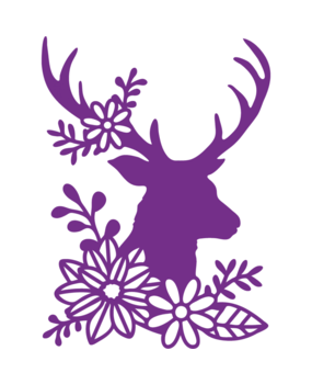 Gemini Silhouette Stag Papercraft Die (GEM-MD-ELE-SSTAG) Gemini Silhouette Stag Papercraft Die (GEM-MD-ELE-SSTAG)