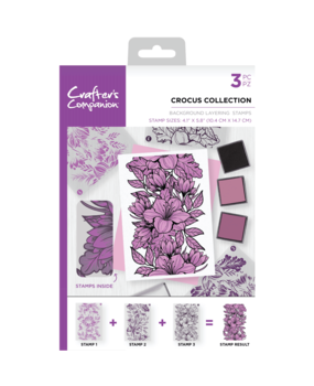 Crafter's Companion Crocus Collection Background Layering Stamps (CC-ST-CA-BKCRO) Crafter's Companion Crocus Collection Background Layering Stamps (CC-ST-CA-BKCRO)