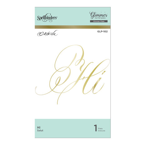 Spellbinders Hi Hot Foil Plate (GLP-102)
