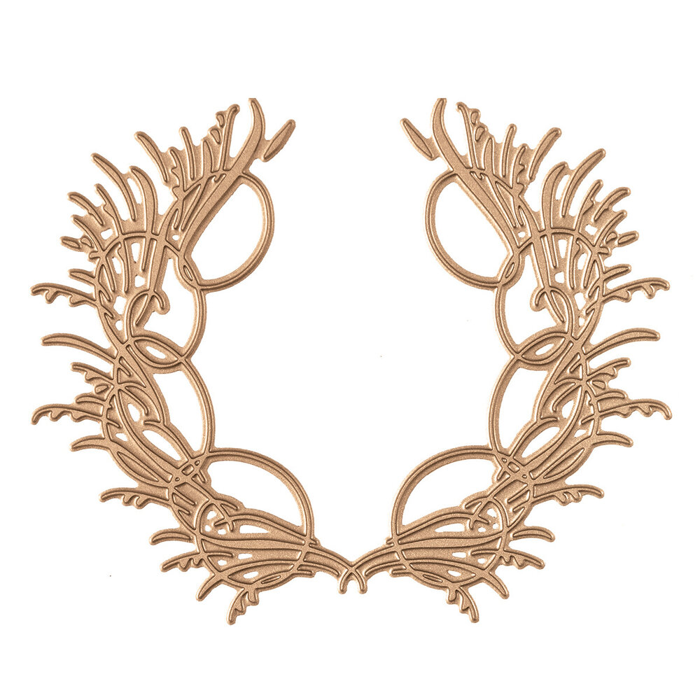 Spellbinders Monogram Laurel Hot Foil Plate (GLP-105) Spellbinders Monogram Laurel Hot Foil Plate (GLP-105)