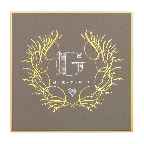 Spellbinders Monogram Laurel Hot Foil Plate (GLP-105) Spellbinders Monogram Laurel Hot Foil Plate (GLP-105)