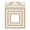 Spellbinders Crowned Rimmed Squares Hot Foil Plate (GLP-127) Spellbinders Crowned Rimmed Squares Hot Foil Plate (GLP-127)