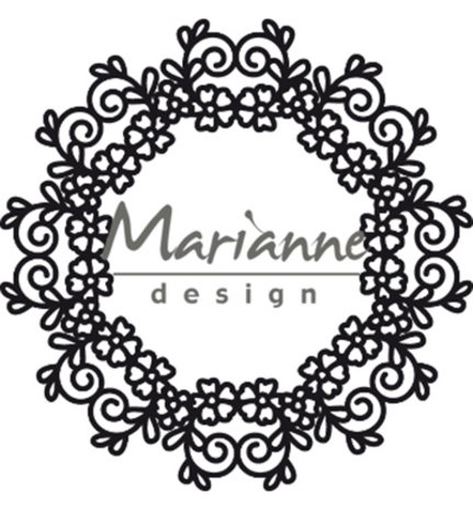 Marianne Design Craftable Floral Doily (CR1470)