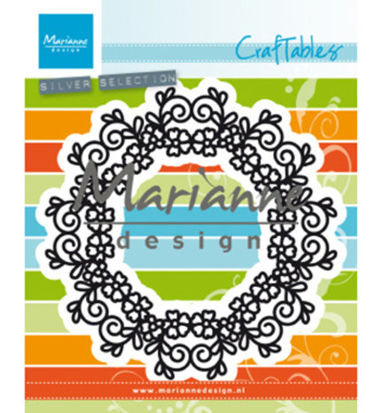 Marianne Design Craftable Floral Doily (CR1470)