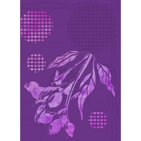 Gemini Rose Hip 3D Embossing Folder & Stencil (GEM-EF5-3D-ROHI) Gemini Rose Hip 3D Embossing Folder & Stencil (GEM-EF5-3D-ROHI)