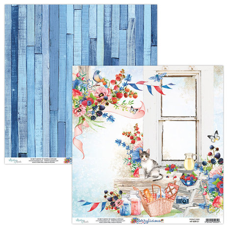 Mintay Berrylicious 12x12 Inch Scrapbooking Paper Set (MT-BER-07) Mintay Berrylicious 12x12 Inch Scrapbooking Paper Set (MT-BER-07)