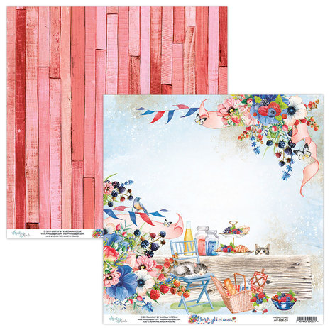 Mintay Berrylicious 12x12 Inch Scrapbooking Paper Set (MT-BER-07) Mintay Berrylicious 12x12 Inch Scrapbooking Paper Set (MT-BER-07)