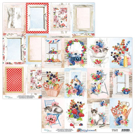 Mintay Berrylicious 12x12 Inch Scrapbooking Paper Set (MT-BER-07) Mintay Berrylicious 12x12 Inch Scrapbooking Paper Set (MT-BER-07)