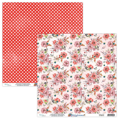 Mintay Berrylicious 6x6 Inch Scrapbooking Paper Pad (MT-BER-08)