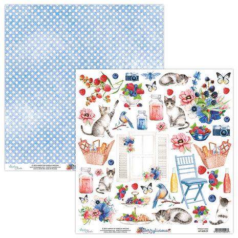 Mintay Berrylicious 12x12 Inch Scrapbooking Paper Set (MT-BER-07) Mintay Berrylicious 12x12 Inch Scrapbooking Paper Set (MT-BER-07)