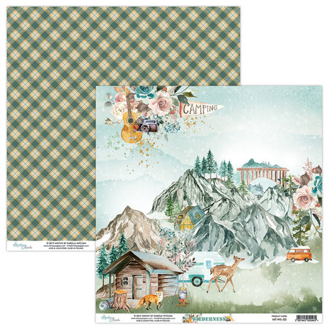Mintay Wilderness 12x12 Inch Scrapbooking Paper Set (MT-WIL-07) Mintay Wilderness 12x12 Inch Scrapbooking Paper Set (MT-WIL-07)