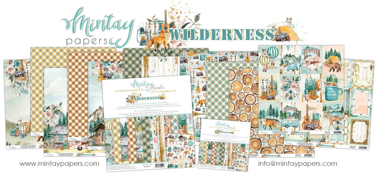 Mintay Wilderness 6x6 Inch Scrapbooking Paper Pad (MT-WIL-08)