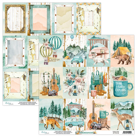 Mintay Wilderness 6x6 Inch Scrapbooking Paper Pad (MT-WIL-08)