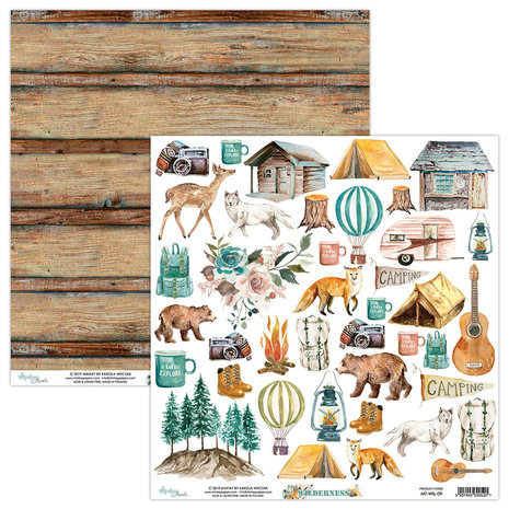 Mintay Wilderness 6x6 Inch Scrapbooking Paper Pad (MT-WIL-08)