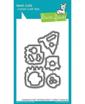 Lawn Fawn Birthday Before 'n Afters Dies (LF1959)
