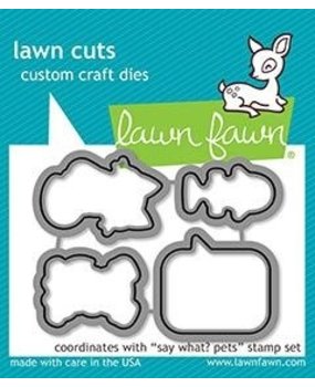 Lawn Fawn Say What? Pets Dies (LF1963)