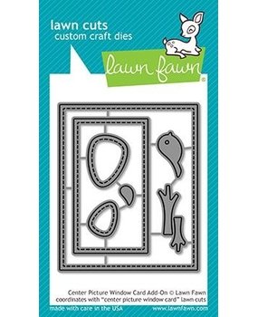 Lawn Fawn Center Picture Window Card Add-on Dies (LF1972) Lawn Fawn Center Picture Window Card Add-on Dies (LF1972)