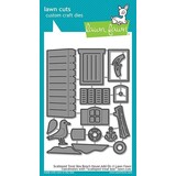 Lawn Fawn Scalloped Treat Box Beach House Add-on Dies (LF1975)