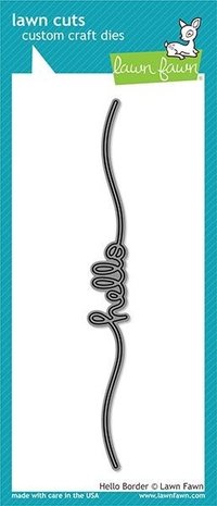 Lawn Fawn Hello Border Dies (LF1982) Lawn Fawn Hello Border Dies (LF1982)