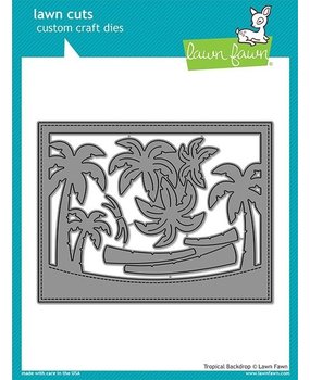 Lawn Fawn Tropical Backdrop Dies (LF1986) Lawn Fawn Tropical Backdrop Dies (LF1986)