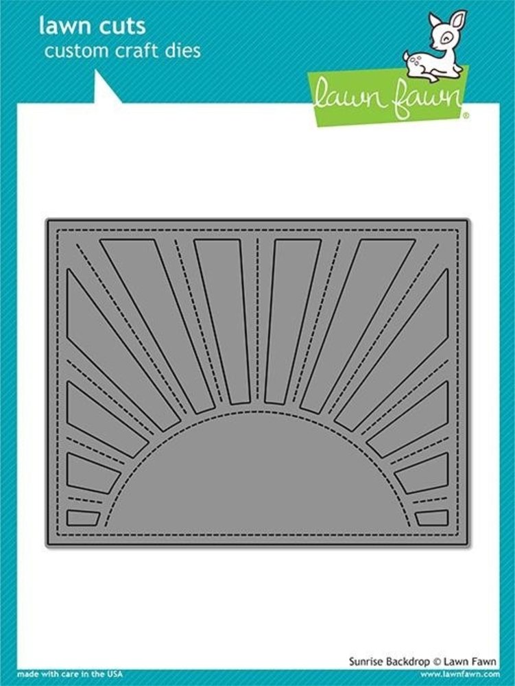 Lawn Fawn Sunrise Backdrop Die (LF1987) Lawn Fawn Sunrise Backdrop Die (LF1987)