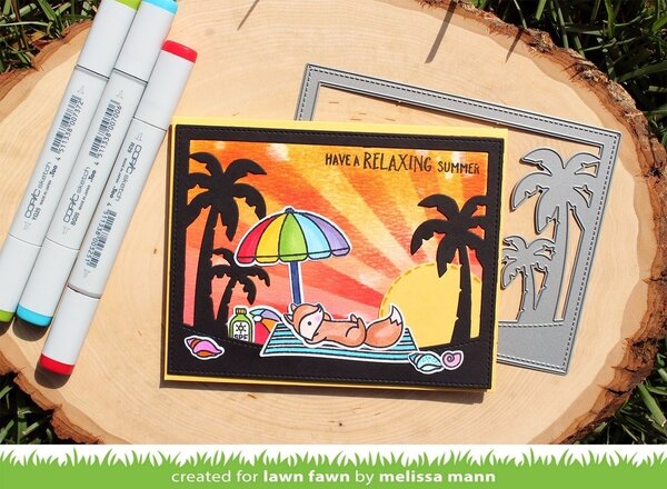 Lawn Fawn Sunray Backdrop Die (LF1988) Lawn Fawn Sunray Backdrop Die (LF1988)