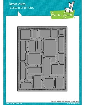 Lawn Fawn Speech Bubble Backdrop Die (LF1989)