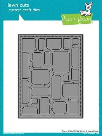 Lawn Fawn Speech Bubble Backdrop Die (LF1989)