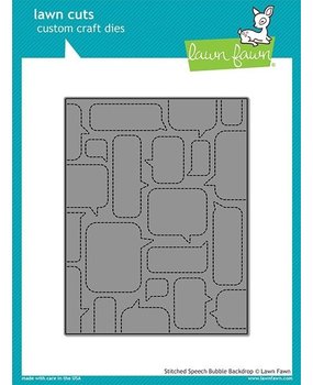 Lawn Fawn Stitched Speech Bubble Backdrop Die (LF1990)