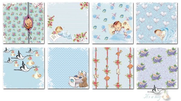 Decorer It's a Boy 6x6 Inch Paper Pack (DECOR-C26-229)