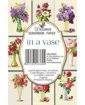Decorer In a Vase Paper Pack (7x10,8cm) (M62) Decorer In a Vase Paper Pack (7x10,8cm) (M62)