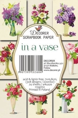 Decorer In a Vase Paper Pack (7x10,8cm) (M62) Decorer In a Vase Paper Pack (7x10,8cm) (M62)