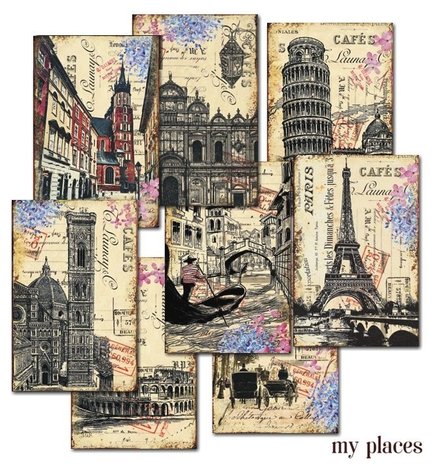 Decorer My Places Paper Pack (7x10,8cm) (M63)